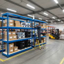 3x 2440mm Heavy Duty Melamine Shelving | 400kg Capacity | Blue Racking UK