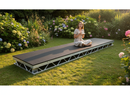Premium Heavy Duty Portable Stage Deck 8 x 2ft with Non-Slip Coating and Bolt Together Construction - Main Product Image