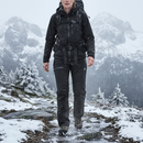 Premium Thermal Waterproof Trousers with EcoShield and AquaDry Technology for Outdoor Work - Detail View