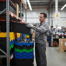 Durable Coloured Tote Boxes with Lids | 56L, 65L, 77L Storage UK - Detail View