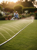 Premium Garden Irrigation Hose with Fittings - Effective Low Pressure Watering System - Main Product Image