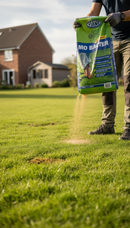 Premium Organic Lawn Fertiliser 5-5-20 with Slow Release Nutrients for Healthy Grass Growth - Detail View