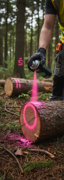 Premium Fluorescent Marker Aerosol for Forestry Applications - High-Performance 500ml with 12 Months Marking Longevity - M...