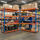 Heavy Duty Industrial Shelving Unit - 1677mm High - 400kg Capacity - 5 Tier Steel Racking