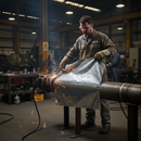 Premium Heat-Resistant Aluminised Glass Cloth - Durable E-Glass Fabric for Insulation Jackets and High-Temperature Applica...