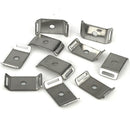 Metal Cable Tie Mount For Electrical Wiring - 50Pack