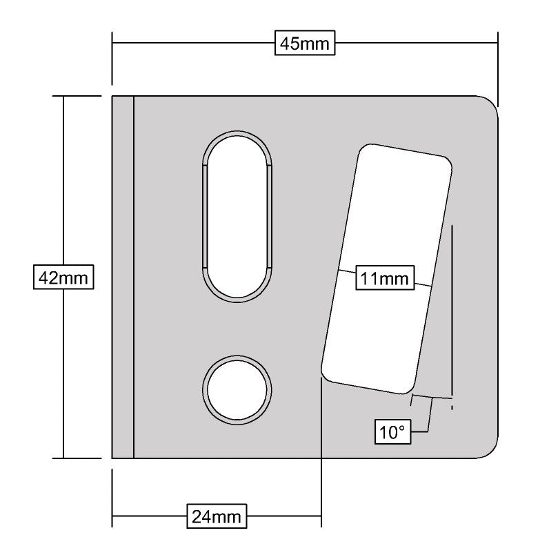 High-Quality Proline AM3 Adjustable Locking Keep For Enhanced Protection