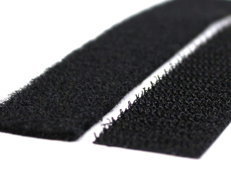 High Quality Acrylic Adhesive Black Velcro Tape For Indoor & Outdoor Use