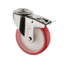 Braked PU Industrial Castors – High-Performance & Ultra-Smooth Mobility