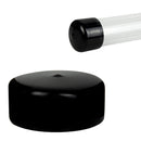 PVC Round Black Caps For Tube & Pipe Protection