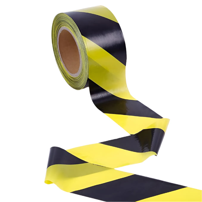 Premium Polyethylene Non Adhesive Barrier Tape For Construction Sites - 2Pcs