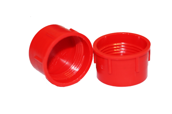 Industrial Grade Red BSP Threaded Caps For Plumbing & Industrial Use