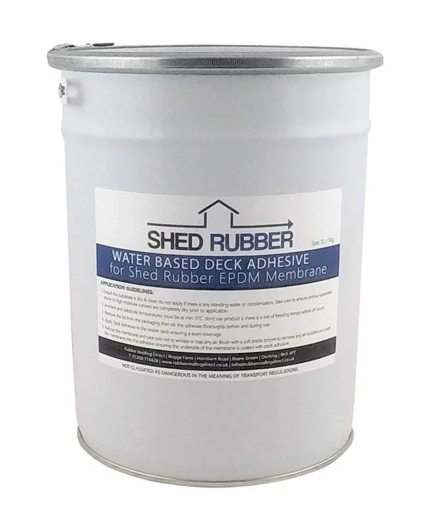 One-Piece Shed Rubber Water Based Deck Adhesive