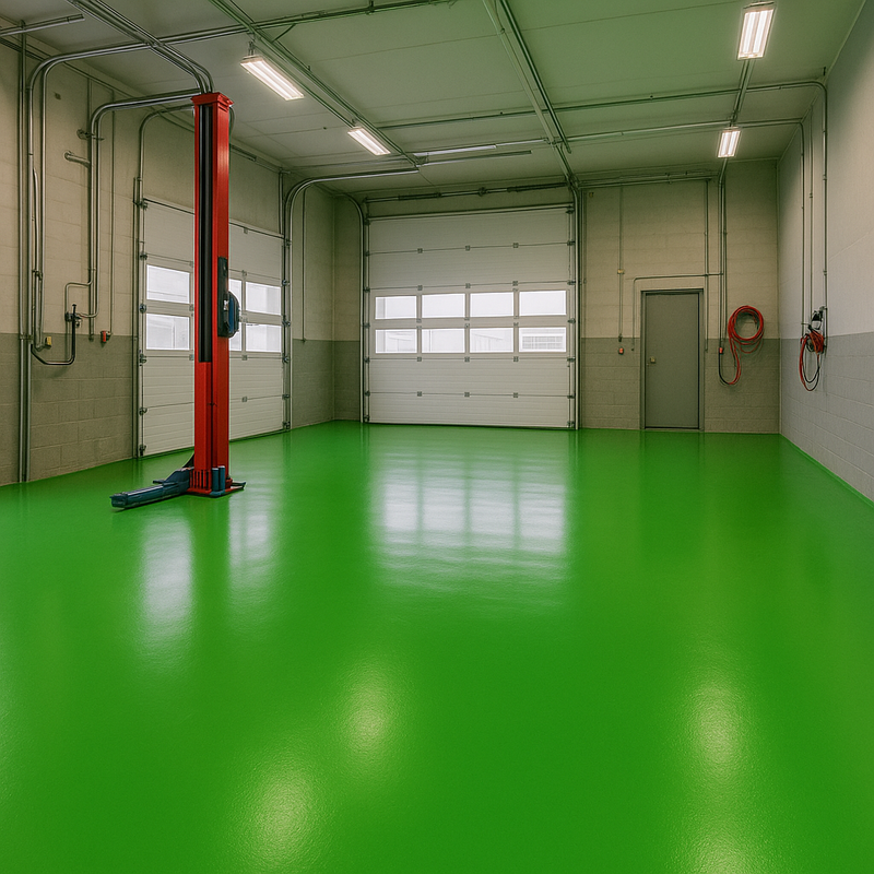 Quick Dry 205L Industrial Garage Floor Paint – Heavy-Duty Polyurethane Coating for Factories & Showrooms
