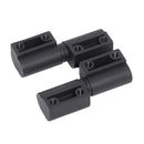 Plastic Offset Lift-Off Hinges (Black) For Cabinets & Panels – 5Pcs