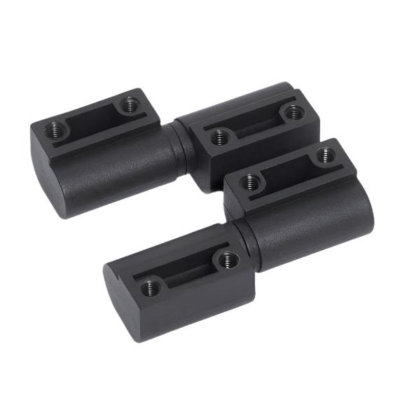 Premium Black Plastic Offset Lift-Off Hinges For Cabinets & Panel Applications - 5Pack