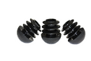 High Durable Black LDPE Domed Top Round Inserts For Reliable Protection