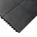 Rubber Playground Safety Mats – 36in x 36in – Shock Absorbing Tiles for Outdoor Play Areas