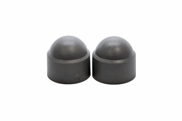 Heavy Duty Black Nut Caps For Indoor And Outdoor Use