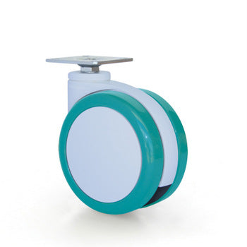 Industrial Grade Grey Antimicrobial Castors For Medical & Commercial Use