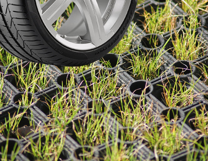 Heavy Duty Rubber Grass Mats for Car Parks - Rubber Co