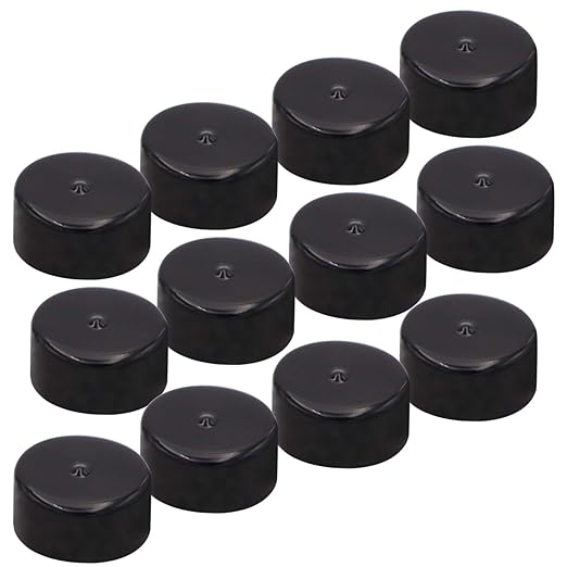 Industrial Grade Black Flexible PVC End Caps For Multiple Uses 10PCS - (28-70mm ID)