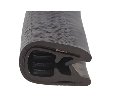 High Performance Black Reinforced Edge Trim For Protecting & Sealing Edges