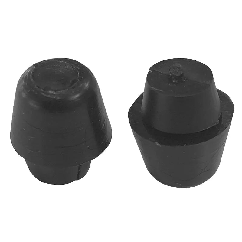 Professional Grade Black  PVC Push In Feet For Various Applications - 20 Pack