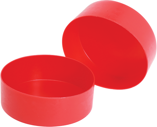 Premium Red LDPE End Caps For Long-Lasting Protective Solution