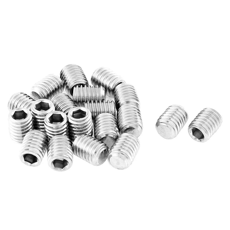 Industrial Stainless Steel Socket Grub Screws Flat Point DIN 913 For Secure Fixing