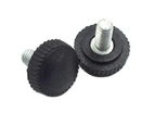 High Durable Black Male Low Profile Thumbscrews Perfect For Securing Panels (10Pcs)