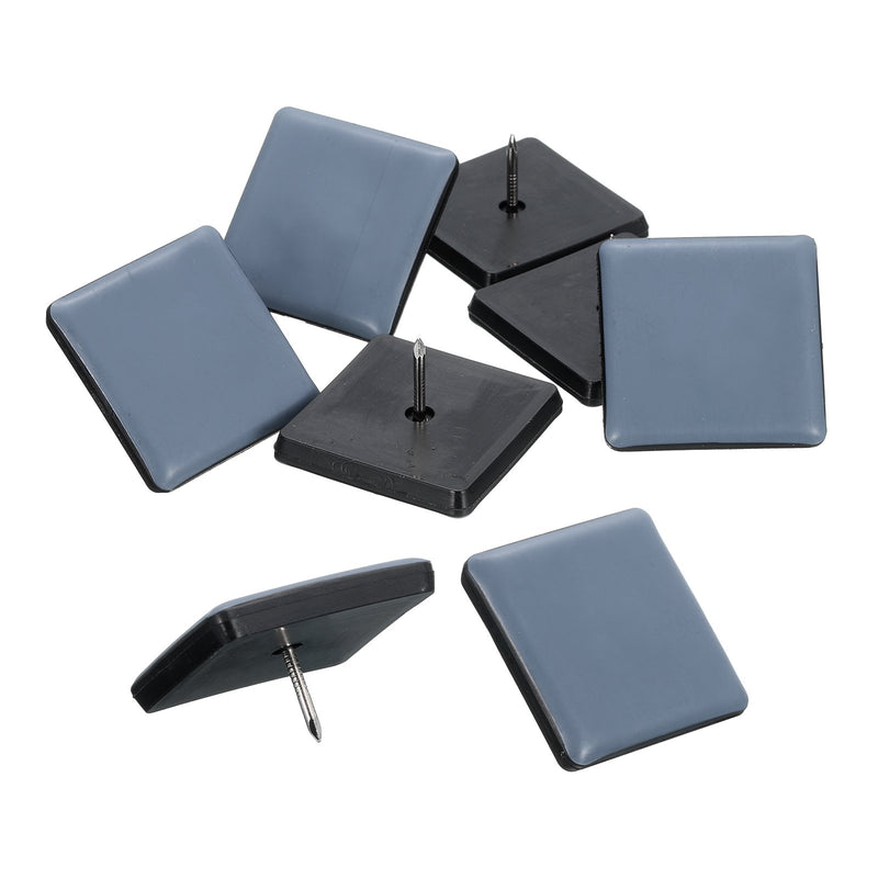 High Durable Square Teflon Nail On Glides For Households & Industrial - 20Pcs