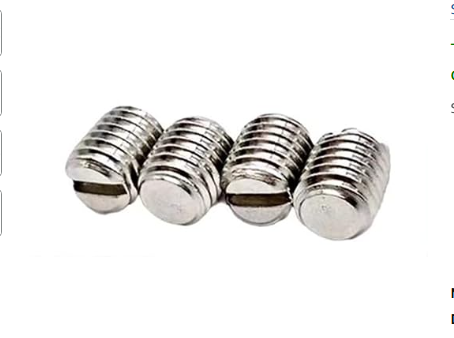 Premium Grade Slotted Grub Screws Flat DIN 551 For Machinery & Equipment