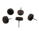 Rubber Nail-On Feet For Indoor And Outdoor Use - 20Pcs