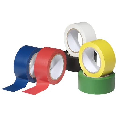 Industrial Quality PVC Rubber Floor Marking Tape For Multiple Applications - 2 Pack