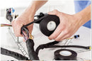Fleece Tape Black Polyester For Electrical Applications - 2Pcs