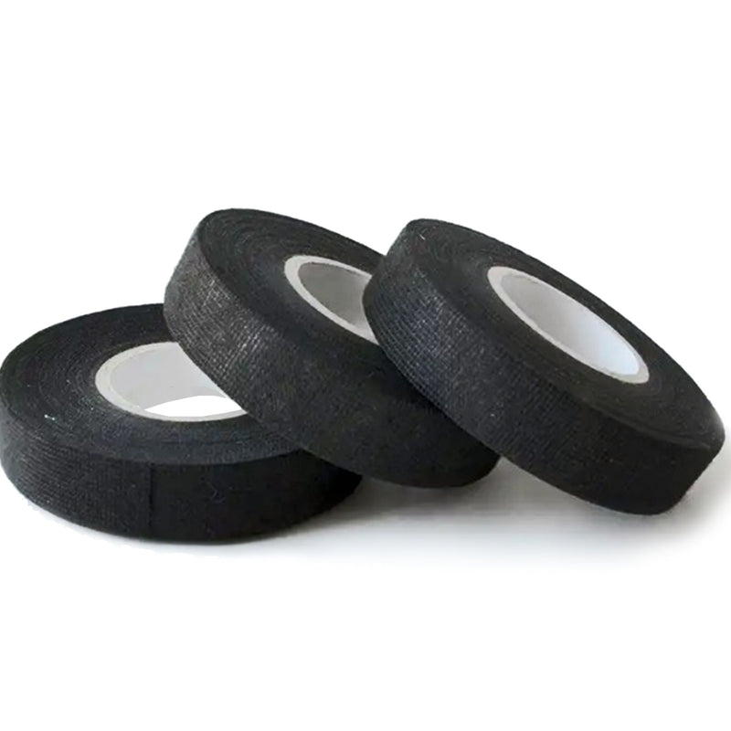 High Duarable Black Polyester Fleece Tape For Electrical Applications - 2Pack