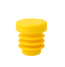 Round Coloured LDPE Chair Feet For Furniture Stability - 15Pack