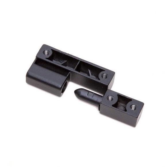 Industrial Black Metal Offset Lift-Off Hinge For Commercial Use - 2Pack