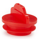 Snap Fit Hole Plugs – LDPE Red For Secure Fitting
