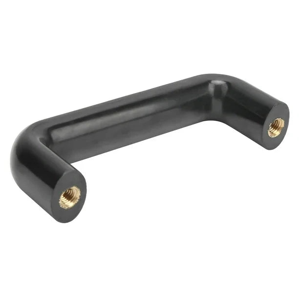 High Performance Black Nylon Pull Handles With Brass Inserts For Warehouse Equipment