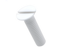 Slotted Head Nylon Screws – Natural Nylon For Secure Fastening