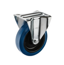 Fixed Top Plate Blue Elastic Castors For Industrial & Commercial Use