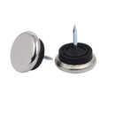 Nail-On Metal Glides For Chairs, Tables, And Furniture Legs - 15Pack