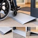 IP370 Front Ramp – 75mm Wide | Durable Threshold Ramp For Floor Level Adjustment | Part M Compliant