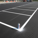 IndtriLine IndtriLine Budget Acrylic Line Marker Spray in White - real life use case