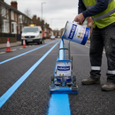 IndtriLine IndtriLine Chlorinated Rubber Road Line Paint 5L in Blue - real life use case