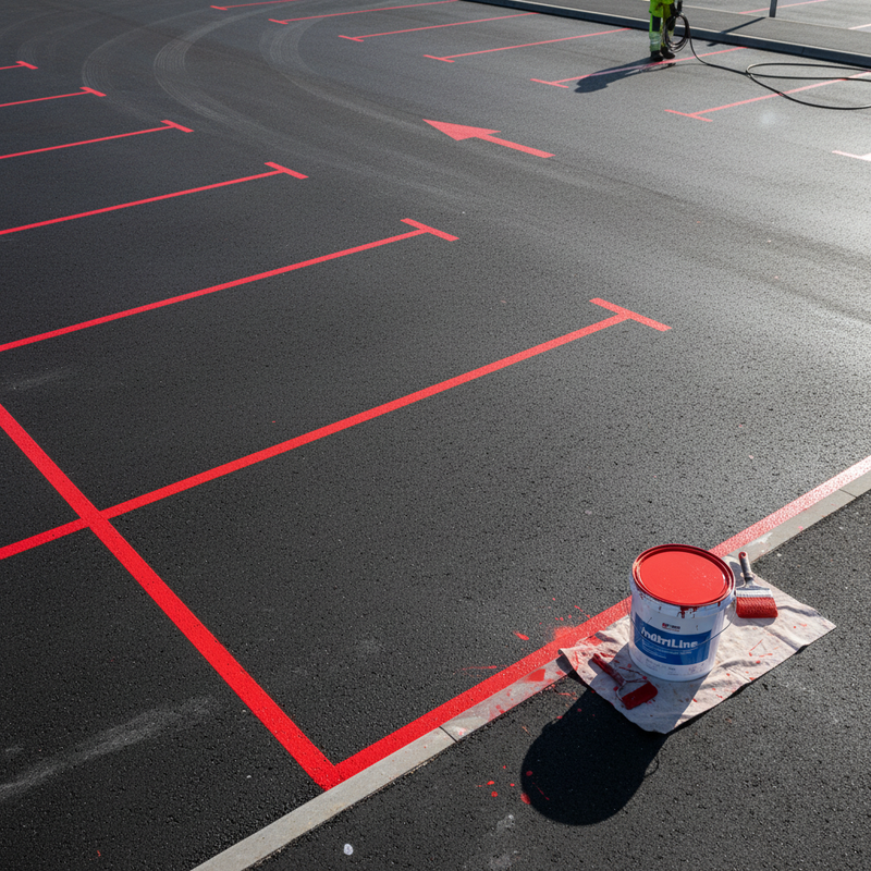 Hard Surface Line Marking Paint 5L | Acrylic | Touch Dry 1 Hour