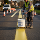 IndtriLine IndtriLine Heavy-Duty Hard Surface Line Marking Paint 10L in Yellow - real life use case