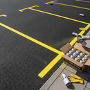 IndtriLine IndtriLine Premium Acrylic Line Marking Paint 12-Pack in Yellow - real life use case